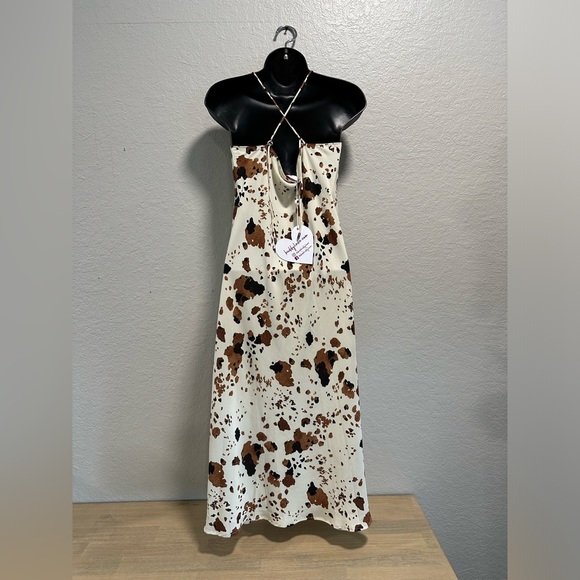 Buddy love printed slip dress M - Picture 2 of 3